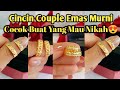 CINCIN COUPLE MINIMALIS||PERHIASAN EMAS MURNI KADAR 916||EMAS 24KARAT & EMAS KADAR 700||AYO CEK 😎