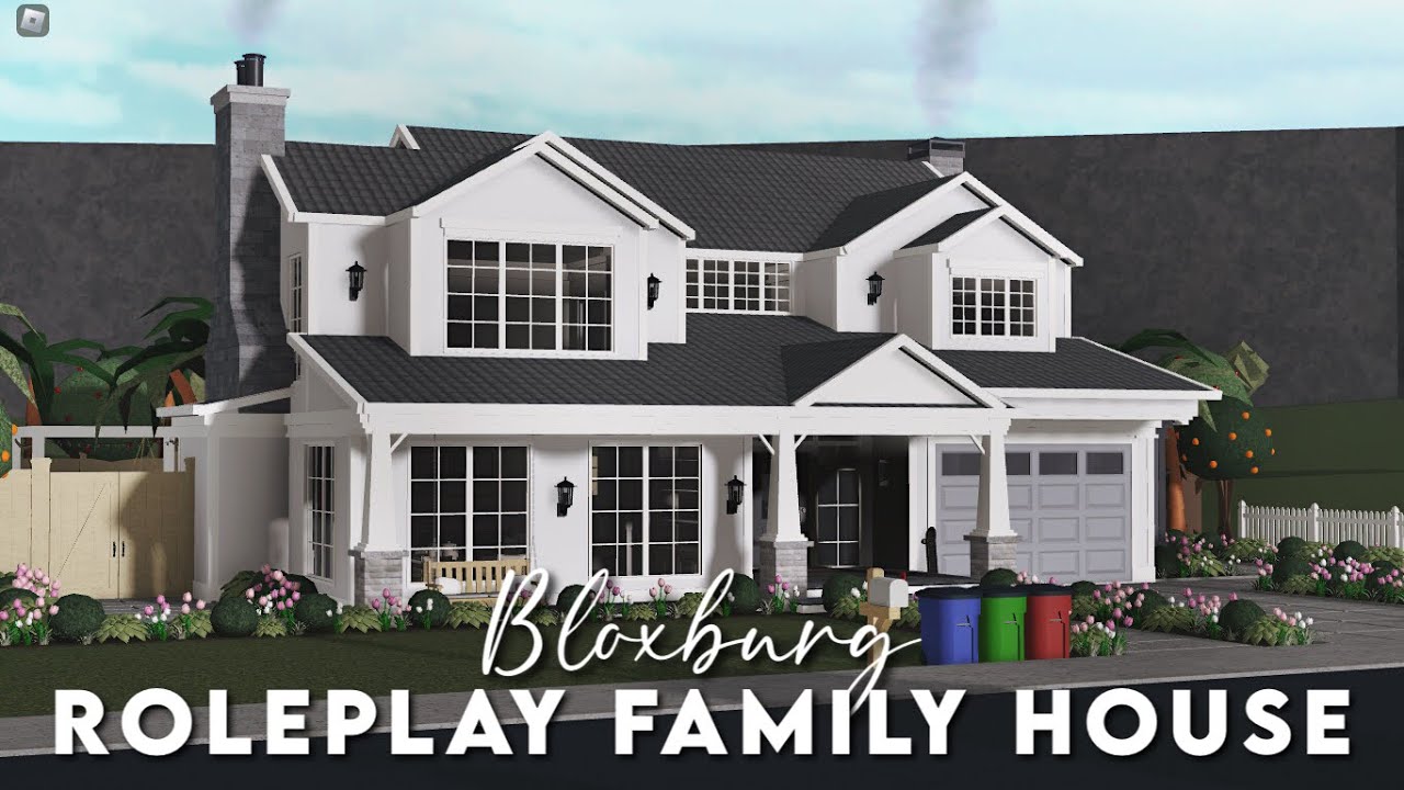 Bloxburg: Roleplay Family House | Speedbuild | Exterior Only - YouTube