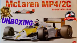 Mclaren MP4/2C Formula 1 Model Kit 1/20 Nunu Platz Unboxing