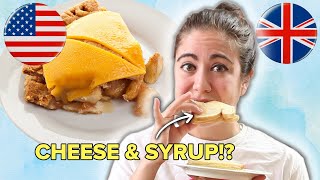 Trying Unique Cheese Food Combos: UK Vs. USA