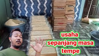 usaha tempe || melihat keseharian bakul tempe  , jangan lupa makan tempe