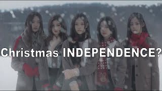 NewJeans Make Their First INDEPENDENT Appearance on CHRISTMAS!?! | pt. 12 #NewJeans #MinHeejin #HYBE