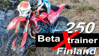 Soft enduro with Beta Xtrainer 250 ´18 in Finland