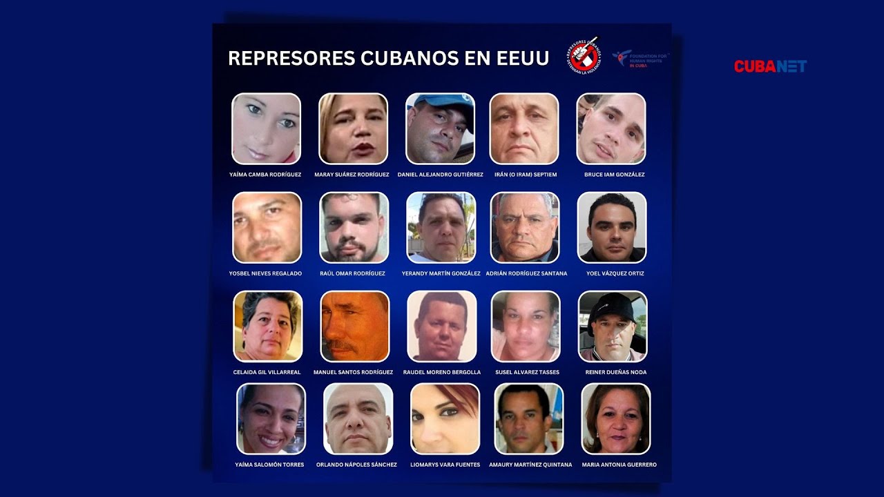 20 REPRESORES CUBANOS Viviendo En Estados Unidos: ¿conoces A Alguno ...