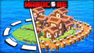 I Transformed an ISLAND into a VILLAGE in Minecraft Hardcore
