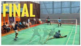 VINOD(MANI)/RAHEES VS SAFWAN/NOUFAL:PSA C LEVEL SHUTTLE BADMINTON DOUBLES TOURNAMENT FINAL 2021