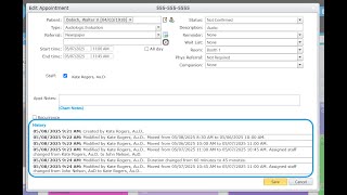 Feature Friday: View Audit Trails for Appointments, Visits, and Invoices
