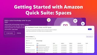 Creating a Space | Getting Started with Amazon Quick Suite