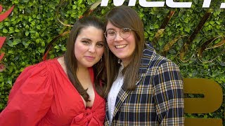 Beanie Feldstein and Bonnie Chance Roberts 7th Annual "Gold Meets Golden" Red Carpet Fashion