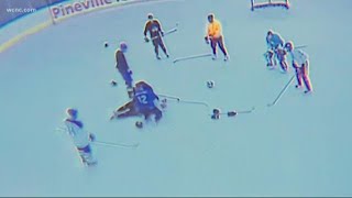 Doctor saves man during Pineville hockey game