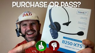 Unboxing, Setup \u0026 In-Depth Review of the BlueParrott B250-XTS Bluetooth Wireless Headset