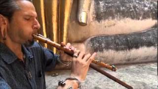 Double Flutes in the Light --- Under Phra Achana at Wat Si Choum, Sukothai