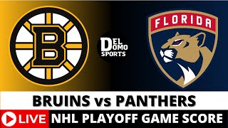 BOSTON BRUINS VS FLORIDA PANTHERS LIVE 🏒 NHL Playoff Game Score MAY 8, 2024 - Game 2