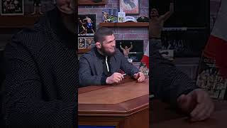 Khabib RIPS Ariel for having a BLACK BELT on his Desk | Ariel asks him HIS AGE AND WEIGHT
