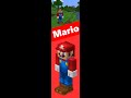 Minecraft Super Mario, Mario (3D skin Java) #SuperMario