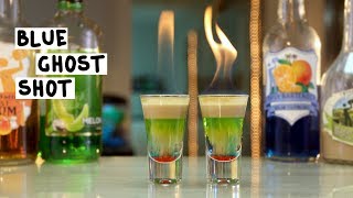 Blue Ghost Shot - Tipsy Bartender