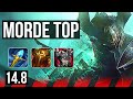 MORDEKAISER vs RIVEN (TOP) | 7k comeback, 14/3/13, Legendary, 800+ games | BR Master | 14.8