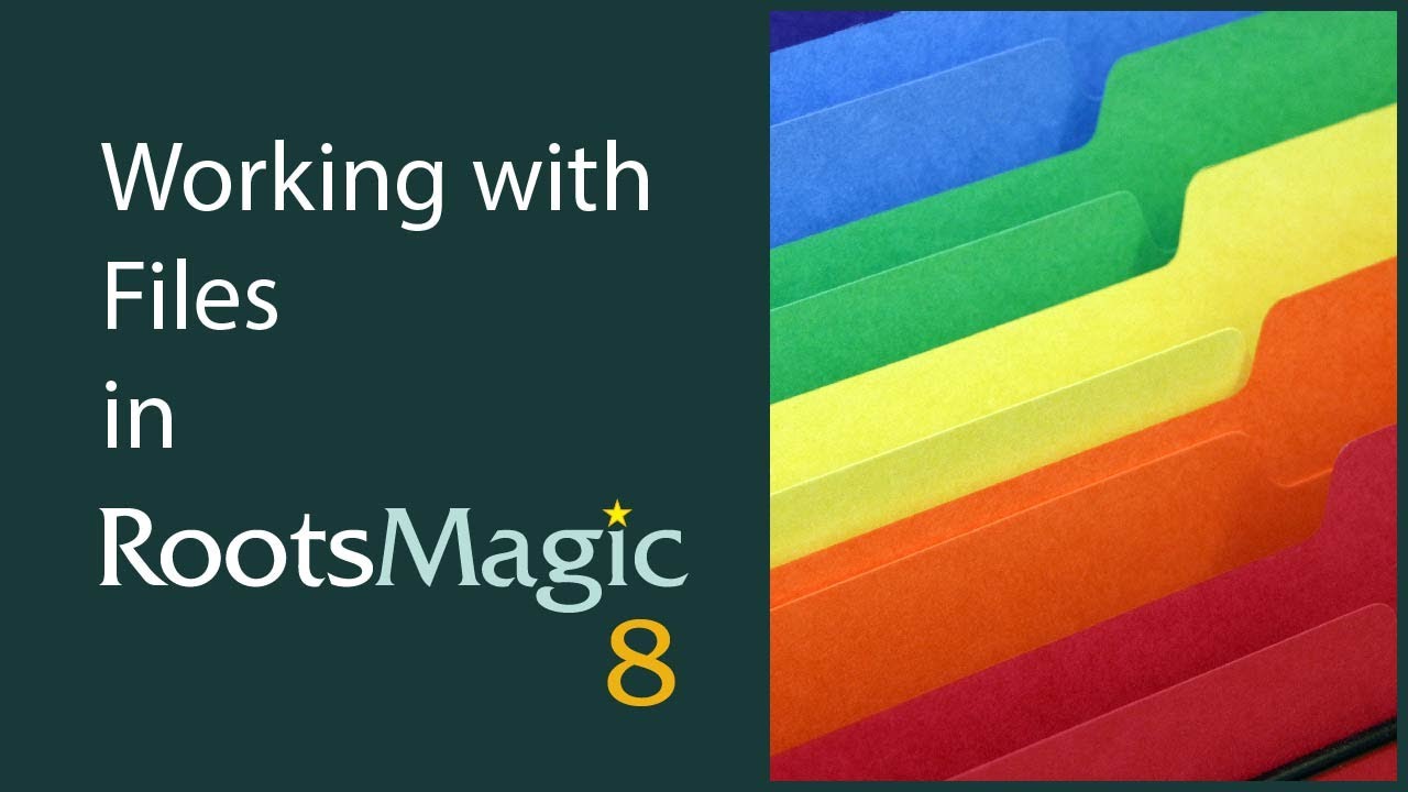 Working With Files In Rootsmagic 8 Youtube