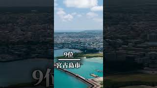 沖縄市町村人口ランキング #地理 #地理系を救おう #あるふぁを許すな #ばずれ #ランキング #地名 #沖縄県 #shorts