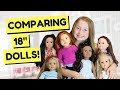 COMPARING 18 INCH DOLLS!!! AMERICAN GIRL VS OUR GENERATION JOURNEY GIRLS  | Rilyn Dinyae