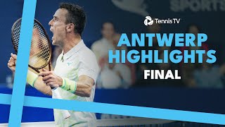 Roberto Bautista Agut vs Jiri Lehecka For The Title 🏆 | Antwerp 2024 Final Highlights