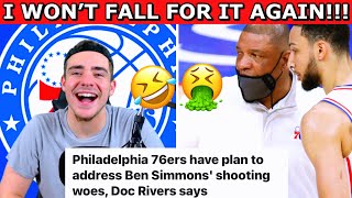 Doc Rivers Says The Sixers Have A "Plan" To Fix Ben Simmons Jumpshot... NO THANK YOU!!! (REACTION)