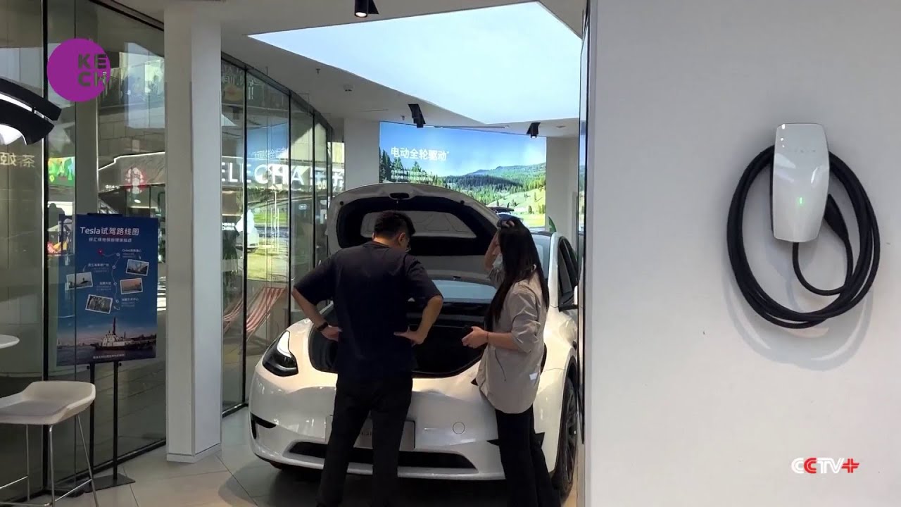 New-Round Subsidies Boost Electric Vehicle Sales In Shanghai - YouTube