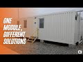 Dorce Prefabricated - One module - different solutions