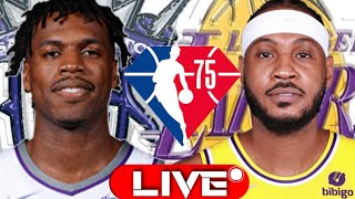 SACRAMENTO KINGS @ LOS ANGELES LAKERS | NBA LIVE SCOREBOARD | Basketball King Iverson