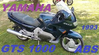 YAMAHA GTS 1000 ABS 1993r prezentacja modelu, zakres prac, pure sound