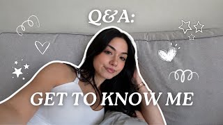 Q&A: get to know me 🤍 (my background, life updates, content creation)
