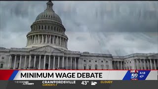 Minimum wage debate continues as House passes COVID relief bill