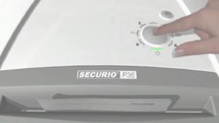 Manufacturer Video of the HSM Securio P36 Strip Cut Shredder