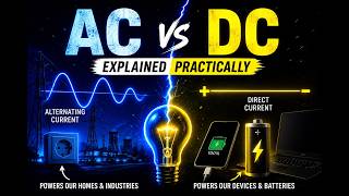 AC vs DC Explained Practically ⚡ | Complete Beginner Guide