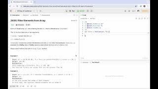 2634. Filter Elements from Array in Javascript leetcode 🔥💯 in Hindi