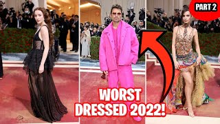 10 Worst Dressed From Met Gala 2022 | Part 2