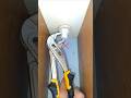 DIY Plumbing Basics! How to Clamp a Faucet in a Tight Space #diy #plumbing #tips #hacks