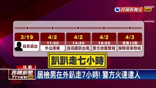 在外趴走還搭高鐵! 居檢男恐遭重罰－民視新聞