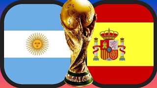 Spain Vs Argentina Fifa World Cup Football Highlights 2022