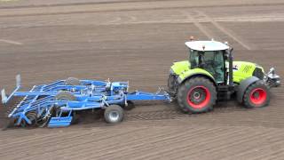 New Claas Arion 500 and 600 tractors in action