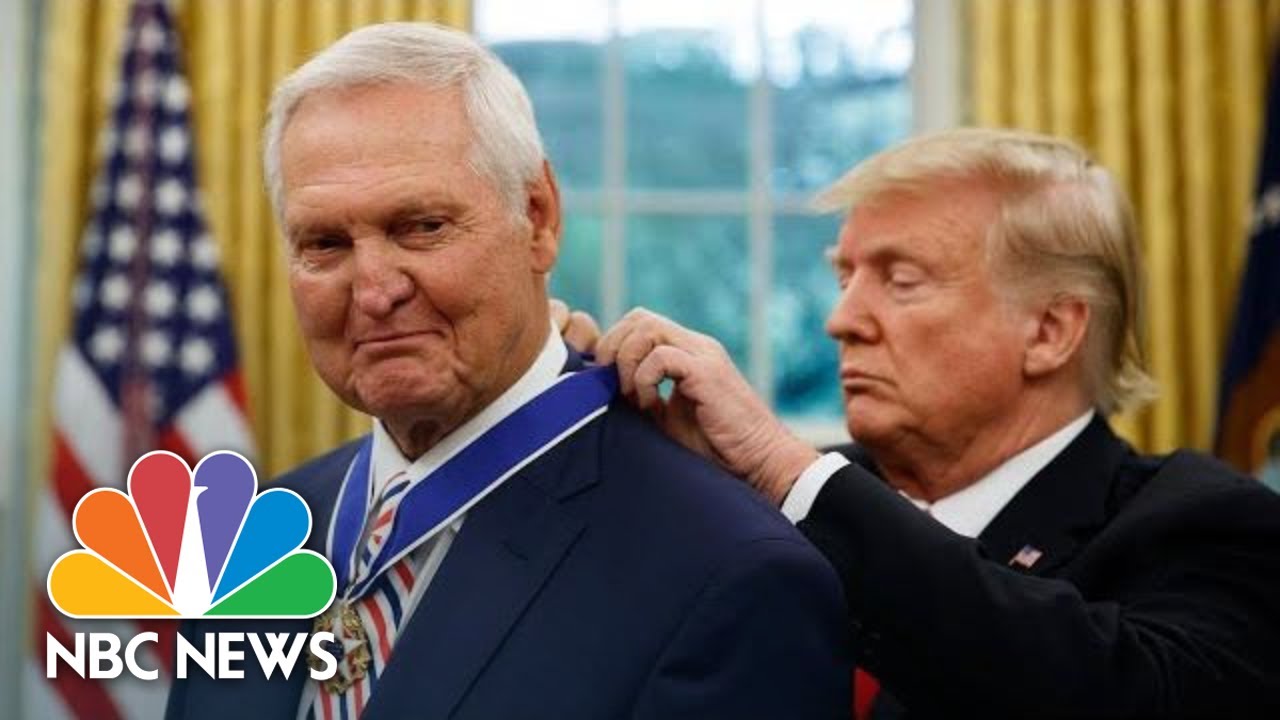 Trump Presents Basketball Legend Jerry West With Medal Of Freedom | NBC ...