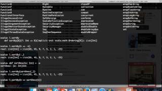 Scala - Collection operations - sorting data
