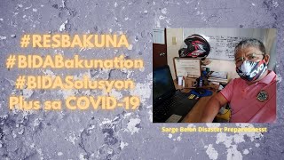 #RESBAKUNA Kasanga Ng Mga Bida! #BIDABakunation #BIDASolusyon Plus! sa COVID-19!