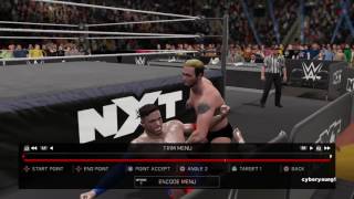WWE 2K17 WATCH THIS CLOTHESLINE!