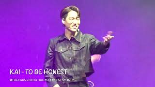 220813 KAI - TO BE HONEST #hallyupopfest Sydney [EXOLAUS Fancam]