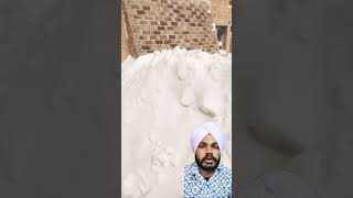 ਇਸ ਜਗ੍ਹਾ ਤੇ ਹੋਇਆ ਬਰਫ ਨਾਲ ਬੁਰਾ ਹਾਲ #snow #snowday #automobile