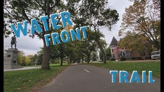 🇨🇦4K Waterfront walking tour Fredericton City | 4K