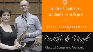 André Chailleux: Andante et Allegro for alto saxophone - play along