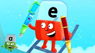 Alphablocks - The Letter 'E' | Learn to Read | Phonics for Kids | Learning Blocks