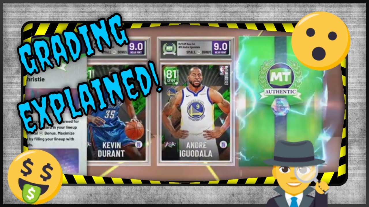 Card Grading 2k22 Myteam Explained - YouTube